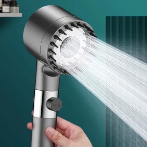 High Pressurized Filter Shower Head 3-mode with Brush