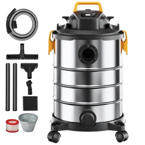 SucceBuy Stainless Steel Wet Dry Shop Vacuum
